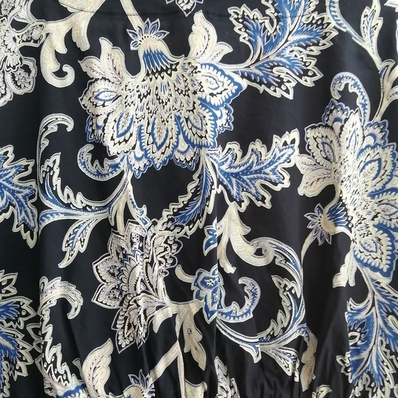 Fat Face Plus Size Maddox Blue Paisley Print Faux Wrap Dress With Pockets 20 - Picture 12 of 16